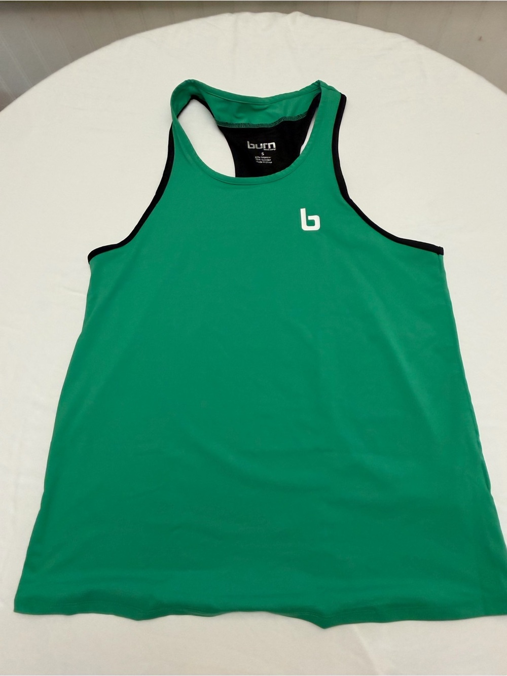B.U.M. Equipment Green Racerback Performance Tank Top